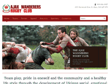 Tablet Screenshot of ajaxwanderers.com